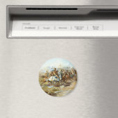 チャールズ・マリオン・ラッセルによるカスター戦 マグネット (インサイチュ (食洗機))