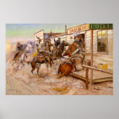 チャールズ・マリオン・ラッセルにノックすることなく ポスター (正面)