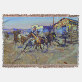 チャールズ・マリオン・ラッセル 煙の45 1908 スローブランケット