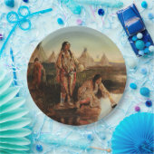 チャールズ・ラッセルの「キャンプの水」 ペーパープレート (パーティー)