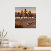 チャールズ・ラッセル著「カーソンの男」 ポスター (キッチン)