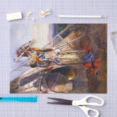 チャールズ・ラッセル著「モンタナで礼拝する太陽」 薄葉紙 (クラフト)