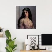 チャールズ・ランデル・タンジェールのユダヤ人の少女 ポスター (ホームオフィス)