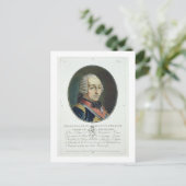 チャールズ・ルイ・アウグスト・フーケ(1684年~1761年) ポストカード (スタンド正面)