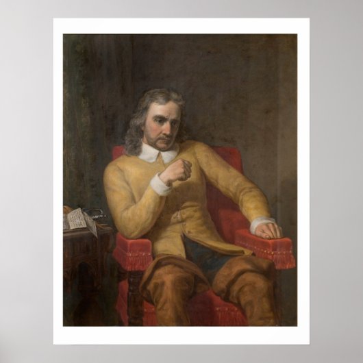 チャールズ・ルーシーによるオリバー・クロムウェル ポスター (正面)