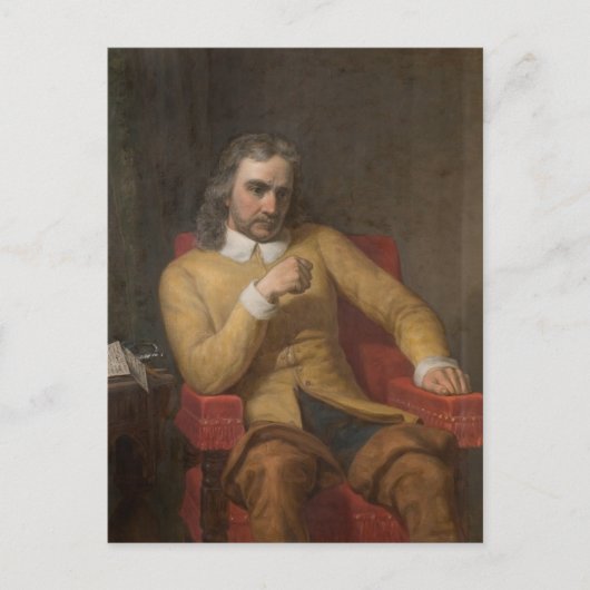 チャールズ・ルーシーによるオリバー・クロムウェル ポストカード (正面)