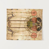 チャールズ・レニー・マッキントシュザ・ワッセイル タペストリー (正面(横))