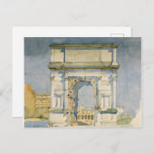 チャールズ・レニー・マッキントシュ – ティタス王アーチ、ローマ シーズンポストカード (正面/裏面)