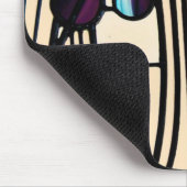 チャールズ・レニー・マッキントッシュのステンドグラス マウスパッド (コーナー)