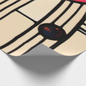 チャールズ・レニー・マッキントッシュのステンドグラス ラッピングペーパー (角)