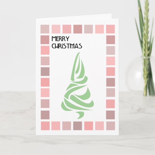 チャールズ・レニー・マッキントッシュはクリスマスカードをインスパイア シーズンカード (正面)