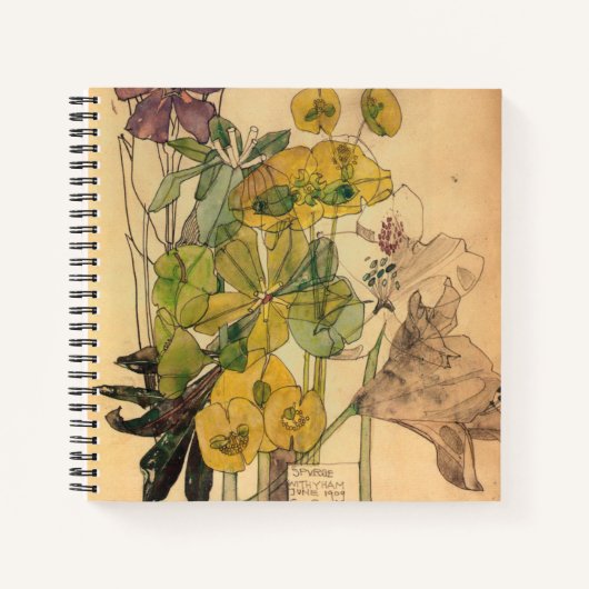 チャールズ・レニー・マッキントッシュ – スパージウィズ・ヤム1909 ノートブック (正面)