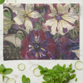 チャールズ・レニー・マッキントッシュ-ペチュニア キッチンタオル (折り畳み)