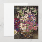 チャールズ・レニー・マッキントッシュ-ペチュニア サンキューカード (正面/裏面)