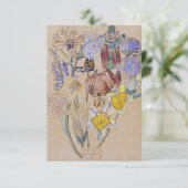 チャールズ・レニー・マッキントッシュ- Montルイ-花 エンクロージャーカード (スタンド正面)