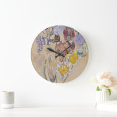 チャールズ・レニー・マッキントッシュ- Montルイ-花 ラージ壁時計 (ホーム)