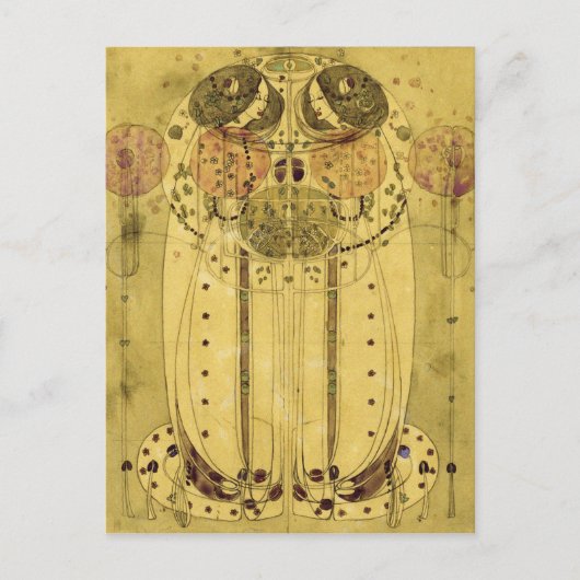 チャールズ・レンニー・マッキントッシュ – ザワスセイル ポストカード (正面)