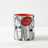 チャールズ・レンニー・マッキントッシュ マグカップ (中央)