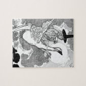 チャールズ・ロビンソンによるヴィンテージ ビクトリア時代のマザーグース ジグソーパズル (横)