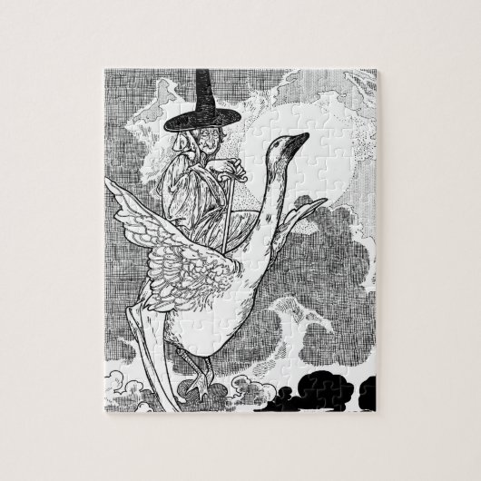 チャールズ・ロビンソンによるヴィンテージ ビクトリア時代のマザーグース ジグソーパズル (縦)