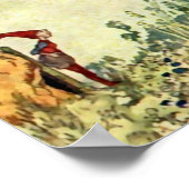 チャールズ・ロビンソンによる「シークレットガーデン」フェアリー・アート ポスター (角)