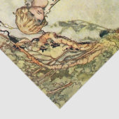 チャールズ・ロビンソンによる「シークレットガーデン」フェアリー・アート 薄葉紙 (詳細)