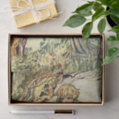 チャールズ・ロビンソンによる「シークレットガーデン」フェアリー・アート 薄葉紙 (ギフト)