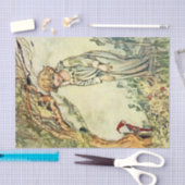 チャールズ・ロビンソンによる「シークレットガーデン」フェアリー・アート 薄葉紙 (クラフト)