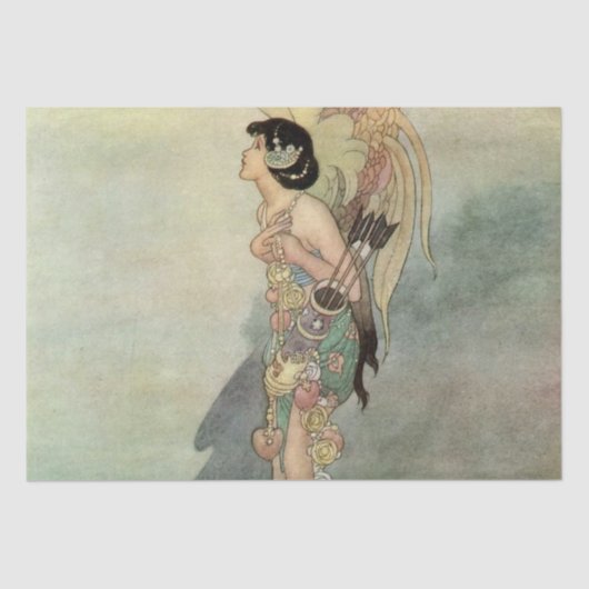 チャールズ・ロビンソン著「真の恋人」 薄葉紙 (正面)