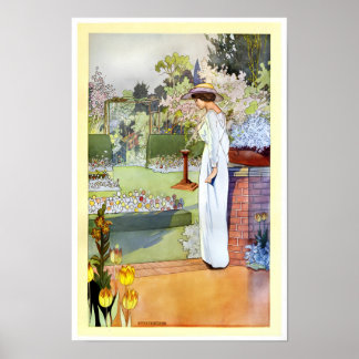 チャールズ・ロビンソン – 私たちのセンチメンタルガーデン1914 ポスター