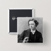 チャールズ・L・ドッグソン1863年 缶バッジ (正面&裏面)