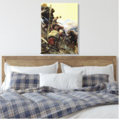 チャールズ・M・ラッセルによる係争歩道 キャンバスプリント (インサイチュ (寝室))