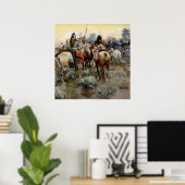 チャールズ・M・ラッセルによる「休戦」 ポスター (ホームオフィス)