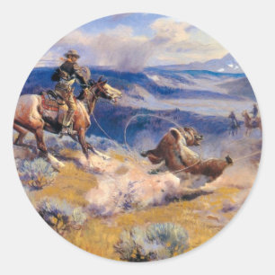 チャールズ・M・ラッセルのループとスウィフトの馬（1916年） ラウンドシール