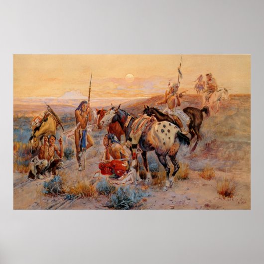 チャールズ・M・ラッセルの最初のワゴントラック(1908年) ポスター (正面)