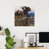 チャールズ・M・ラッセル著「純真の同盟国」 ポスター (ホームオフィス)