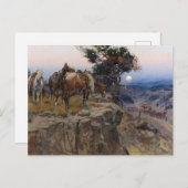 チャールズ・M・ラッセル著「純真の同盟国」 ポストカード (正面/裏面)