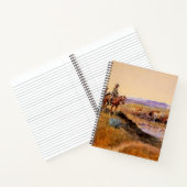 チャールズ・M・ラッセル「やり直し」ウェスタンアート ノートブック (内部)