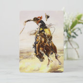 チャールズ·M·ラッセル『ア·バッド·ホス』 招待状 (スタンド正面)