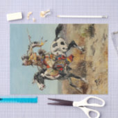 チャールズ・M・ラッセル『ダコタのチーフ』 薄葉紙 (クラフト)