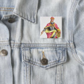 チャールズ「Receuil des EstampesからのV (1500-58年)、に関して 缶バッジ (インサイチュ)