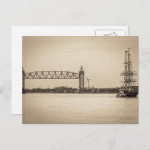 チャールズ・W・モーガン第38回航海はがき ポストカード (正面/裏面)