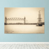 チャールズ・W・モーガン第38回航海 キャンバスプリント (インサイチュ (ウッドフロア))