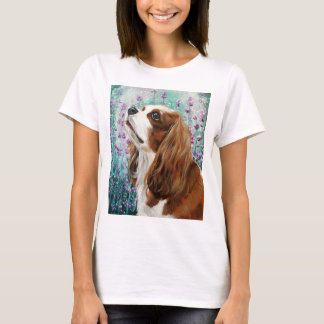 チャールズBlenheim無頓着な王スパニエル犬 Tシャツ