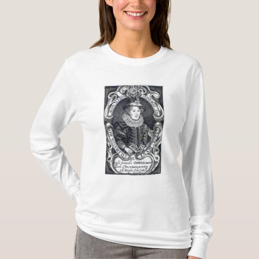 、チャールズBlount Mountjoy第8男爵 Tシャツ (正面)