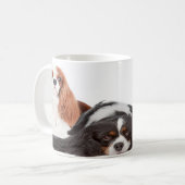 チャールズCavalier Spaniel王 コーヒーマグカップ (正面左)