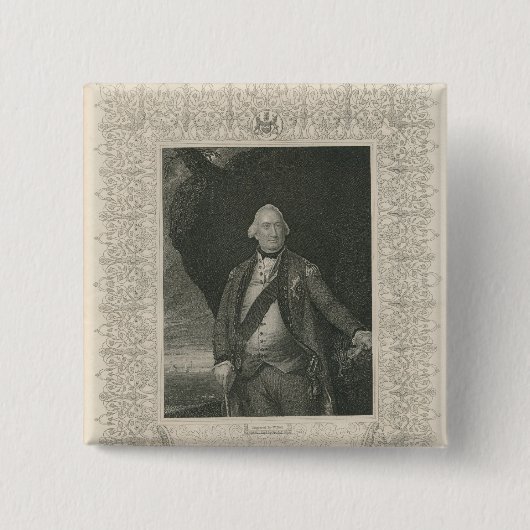 チャールズCornwallis 缶バッジ (正面)