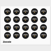 チャールズFブラシ高校円弧 ラウンドシール (シート)