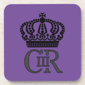 チャールズIIIコルクをバックにしたコースター コースター (正面)