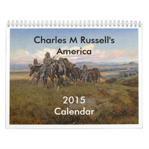 チャールズMラッセルアメリカ カレンダー